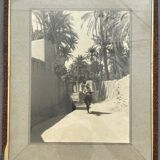 Old photograph, silver print, Morocco, 1950
