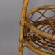 Vintage Italian Bamboo Bar Basket, 1960s