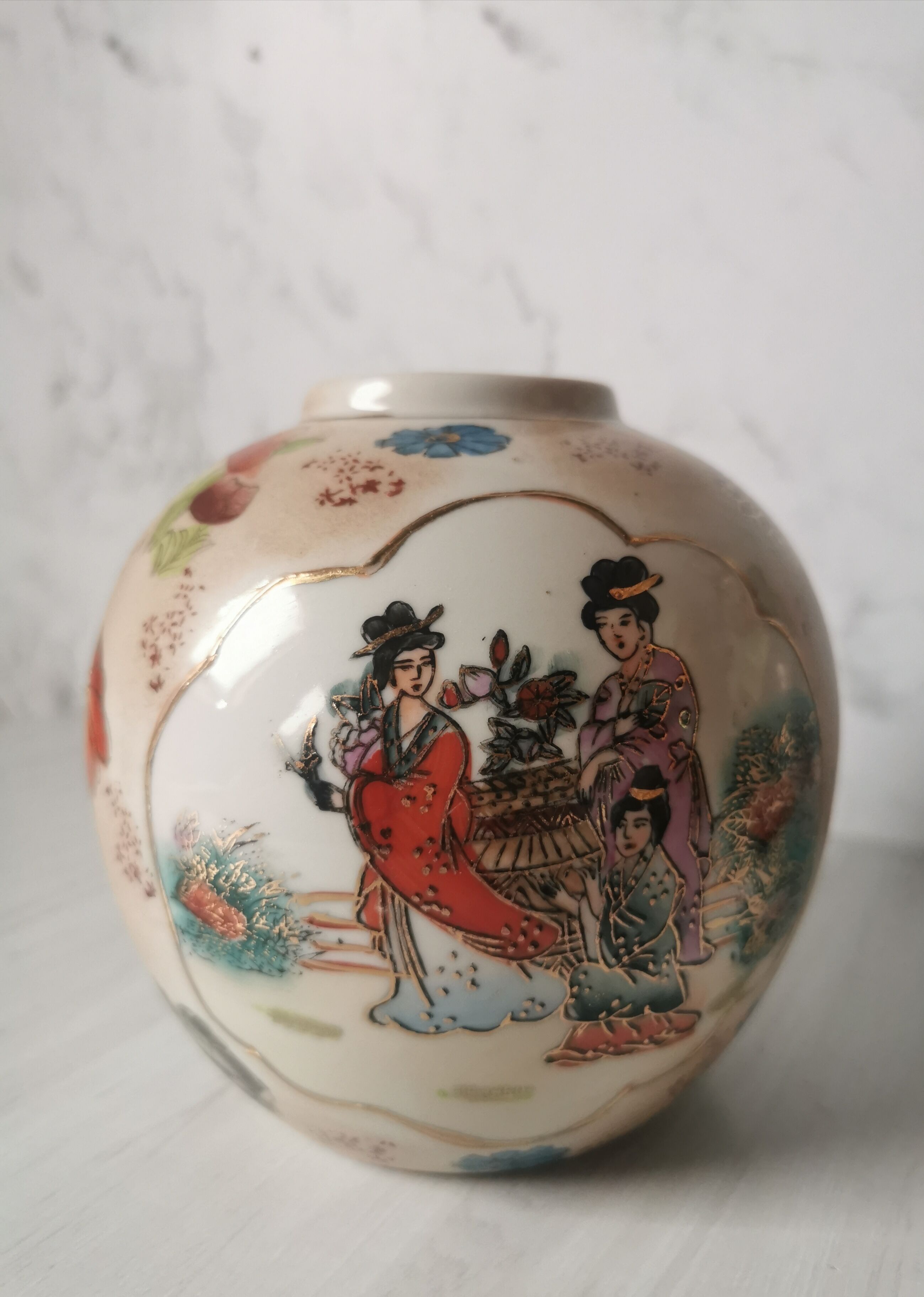 Chinese ball vase