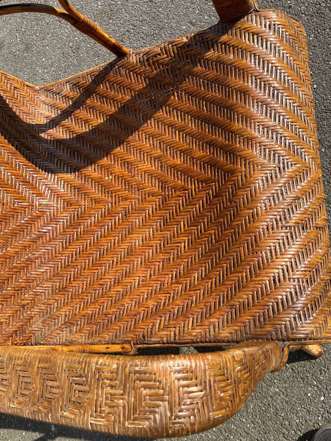 1950s rattan chair garden furniture