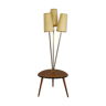 Tripod floor lamp with 60' shelf