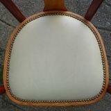 Thonet Art Deco armchair 1930, No. A 967 F, leather saddle.