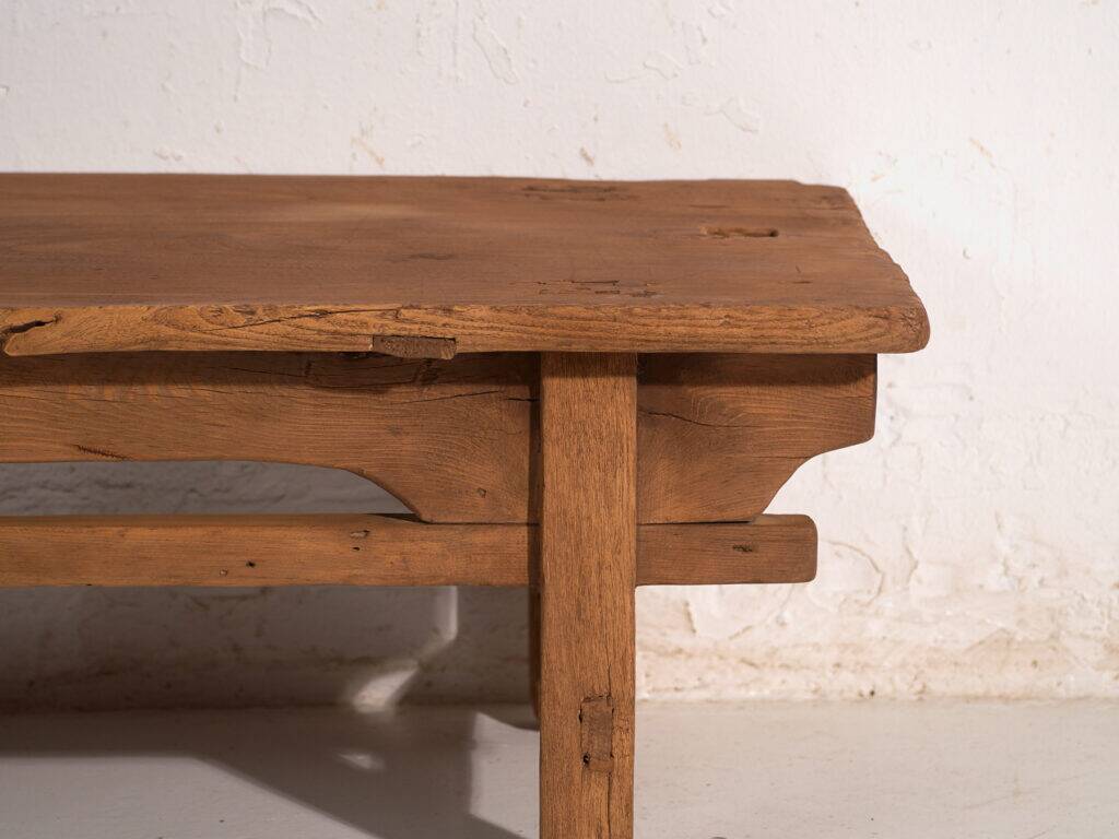 Kang table, antique pine wood – China, circa 1890