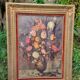 Nature morte, peinture à l'huile  "Bouquet de fleurs"