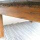 Coffee table in solid wood with a drawer
