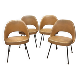Set of 4 Conference Chairs by Saarinen for Knoll International