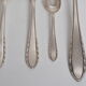 Silver metal housewife 37 pieces art nouveau