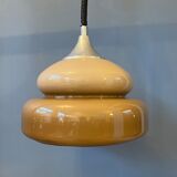 Vintage beige pendant lamp