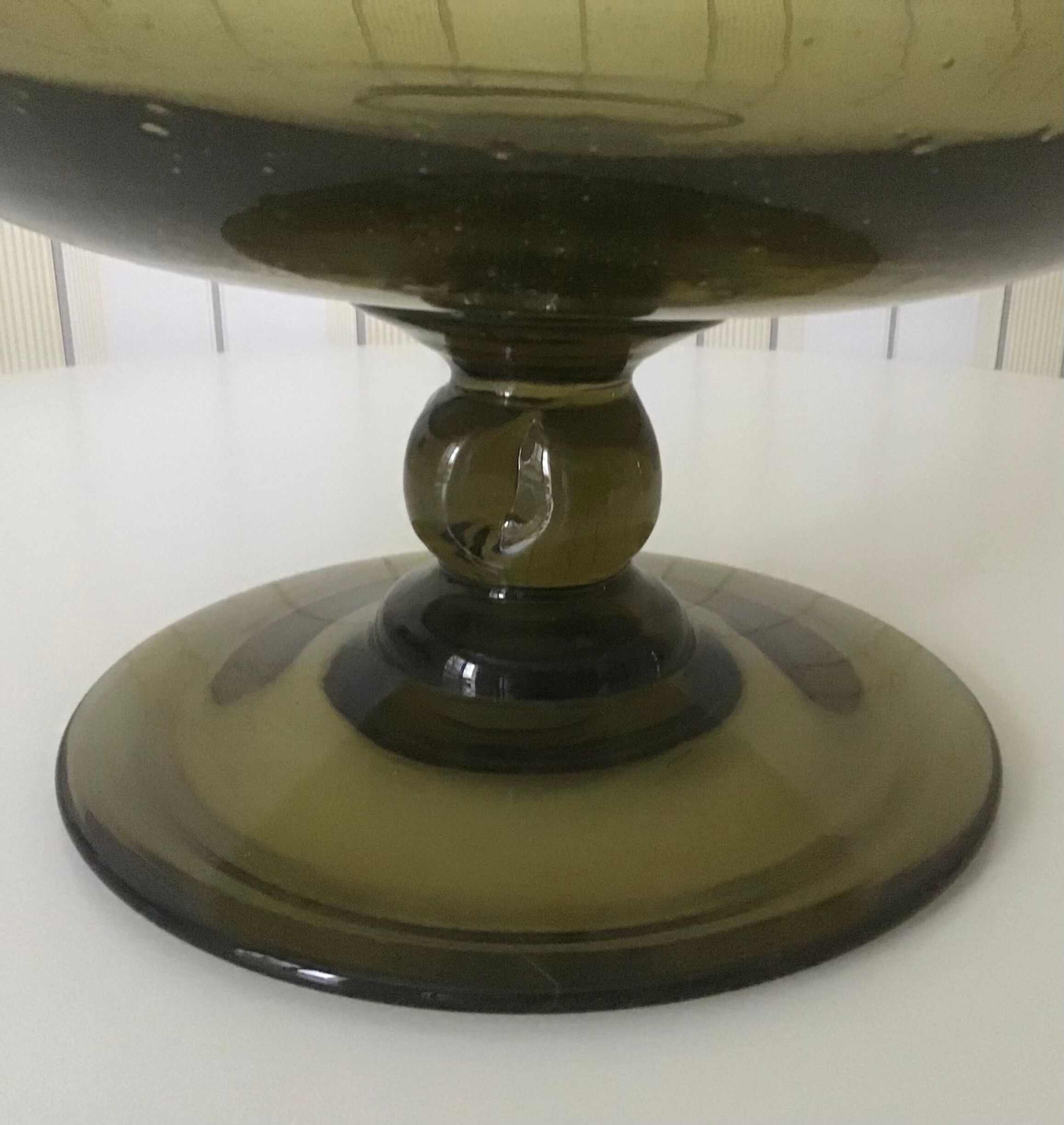 Biot blown glass sangria punch cup