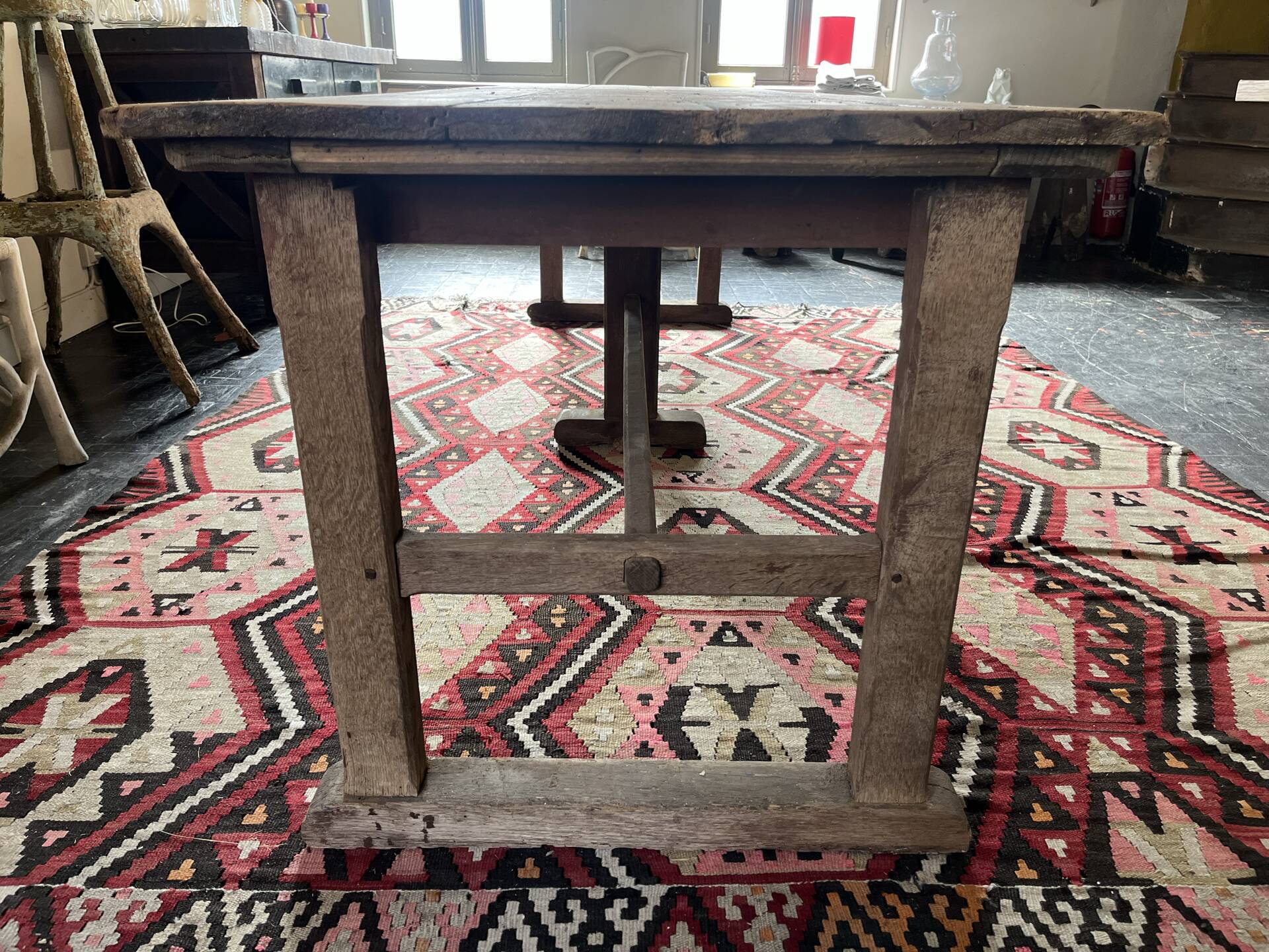 19th-century farmhouse table