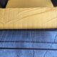 3-seater space-age convertible sofa - corded brown velvet - Design 1970