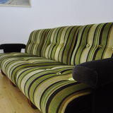 Vintage striped modular sofa, 1970s