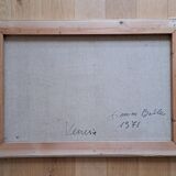 Tableau ancien - Huile sur Toile - Musiciens  d'Orchestre