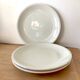 3 assiettes plates beiges Bauscher Weiden