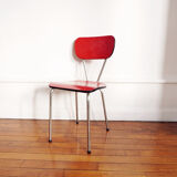 Red chair formica
