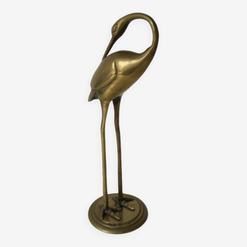 The decorative brass bird