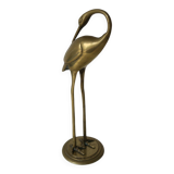 The decorative brass bird