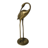 The decorative brass bird
