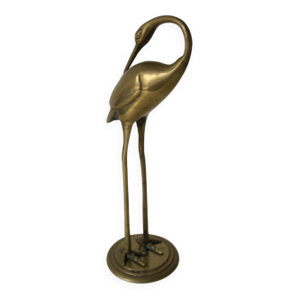The decorative brass bird
