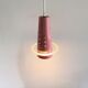 Pink conical pendant lamp from Evenblij, The Netherlands 1960's