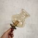 Vintage globe suspension hand lamp
