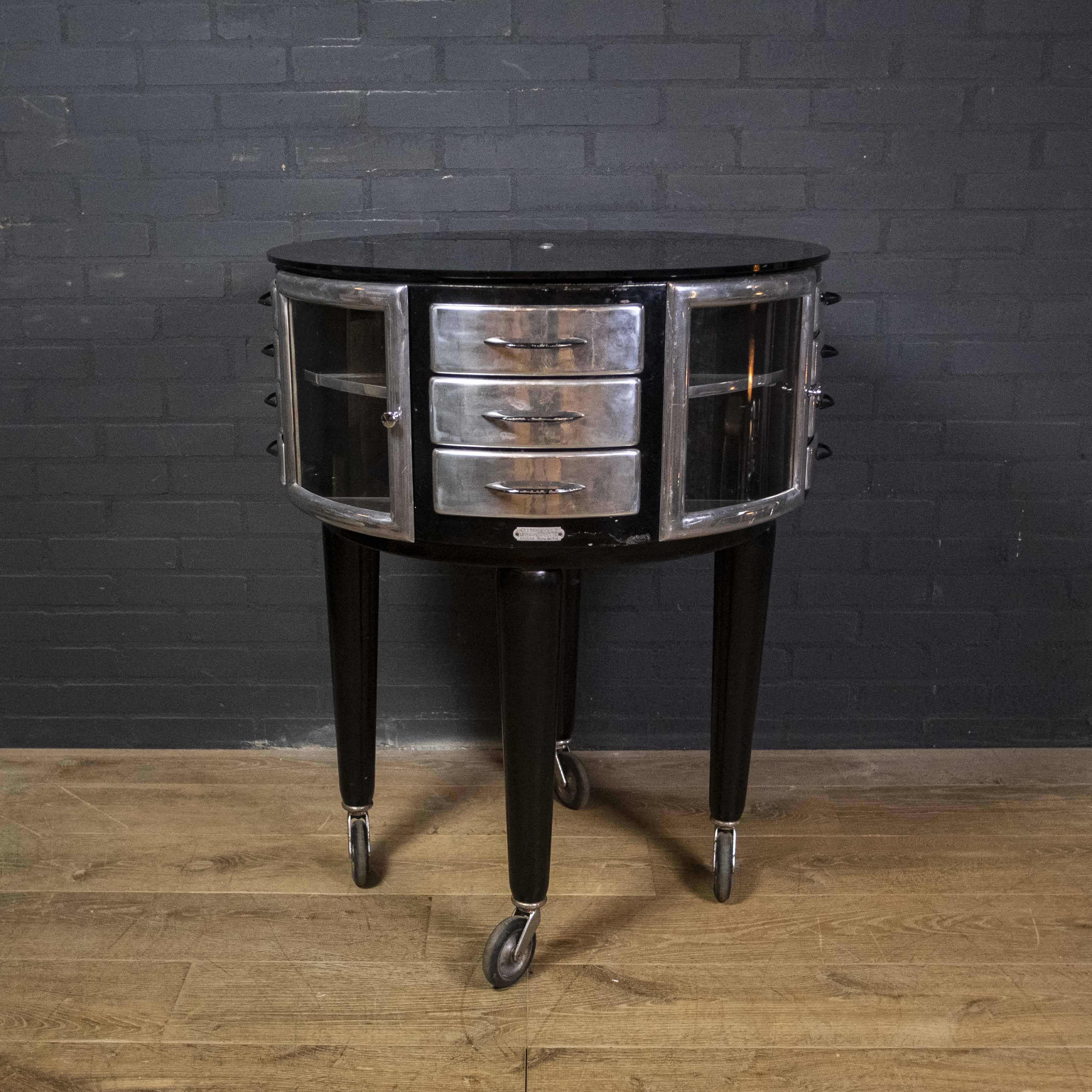 Vintage Dentist Cabinet by Leon Martin Gyrator meuble