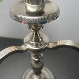 Paire de chandelier, placage argent 12 grammes, Fabiora, Paris, luxe
