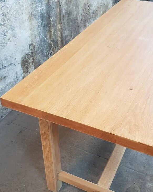 Farm table with extension cord