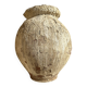 Ancient terracotta pottery jar from the 19th century.