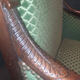 Empire bergère in mahogany veneer