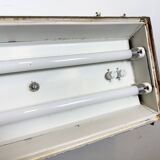 Beige Industrial Hanging Tube Light from Famor , 1970s