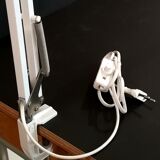 80 years white metal architect lamp