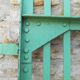Plain riveted iron gate