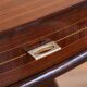 Table d’appoint 1950 en acajou et laiton