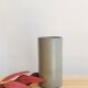 Brown grey ceramic vase