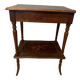 Occasional table with marquetry