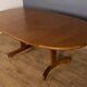 Restored teak 1960s g plan retro extending dining table & 6 chairs