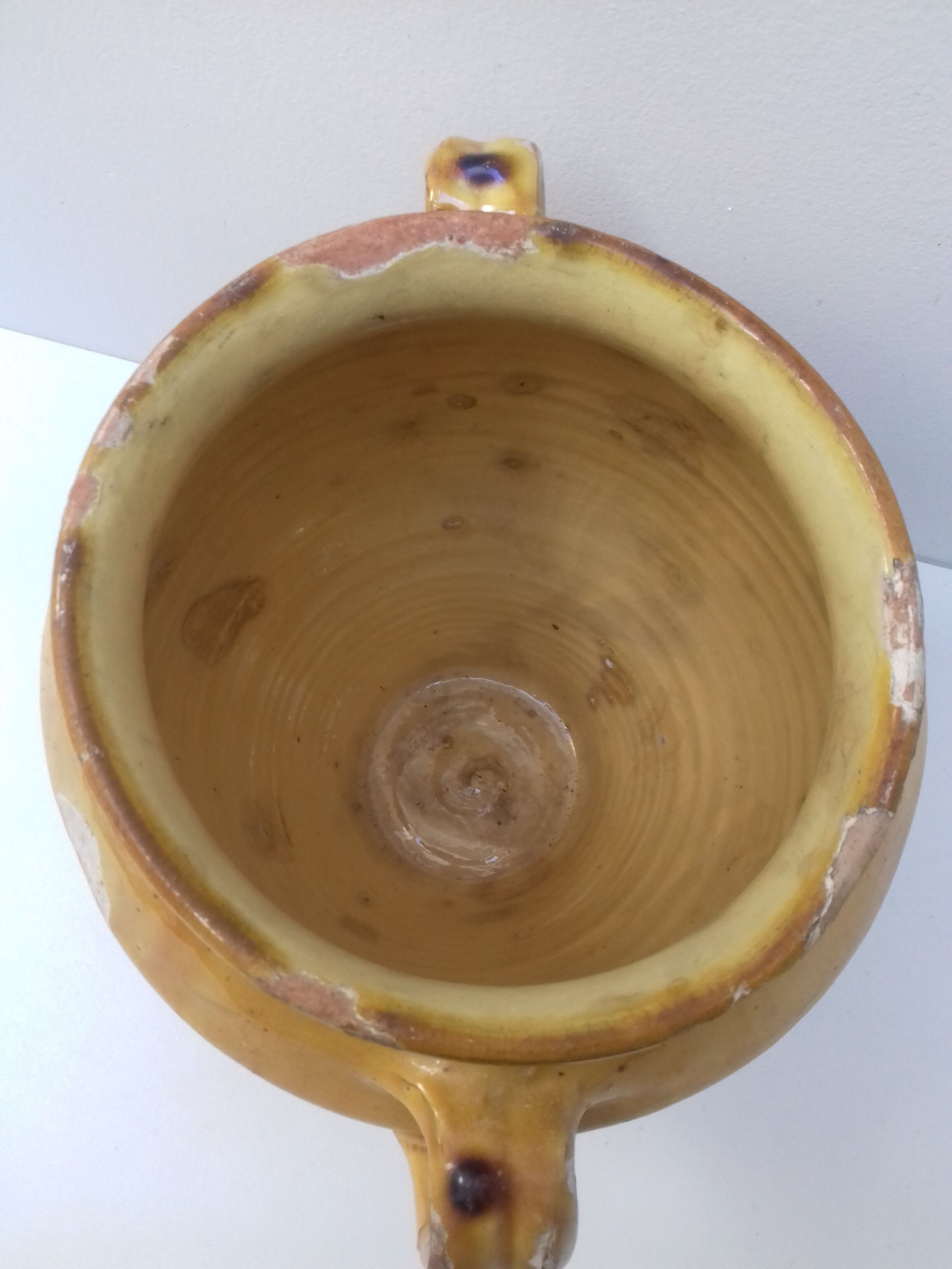 Pot ancien à graisse et confit du Sud Ouest