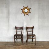 Pair of Parisian bistro chairs