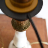 Alabaster Lamp and Foliage