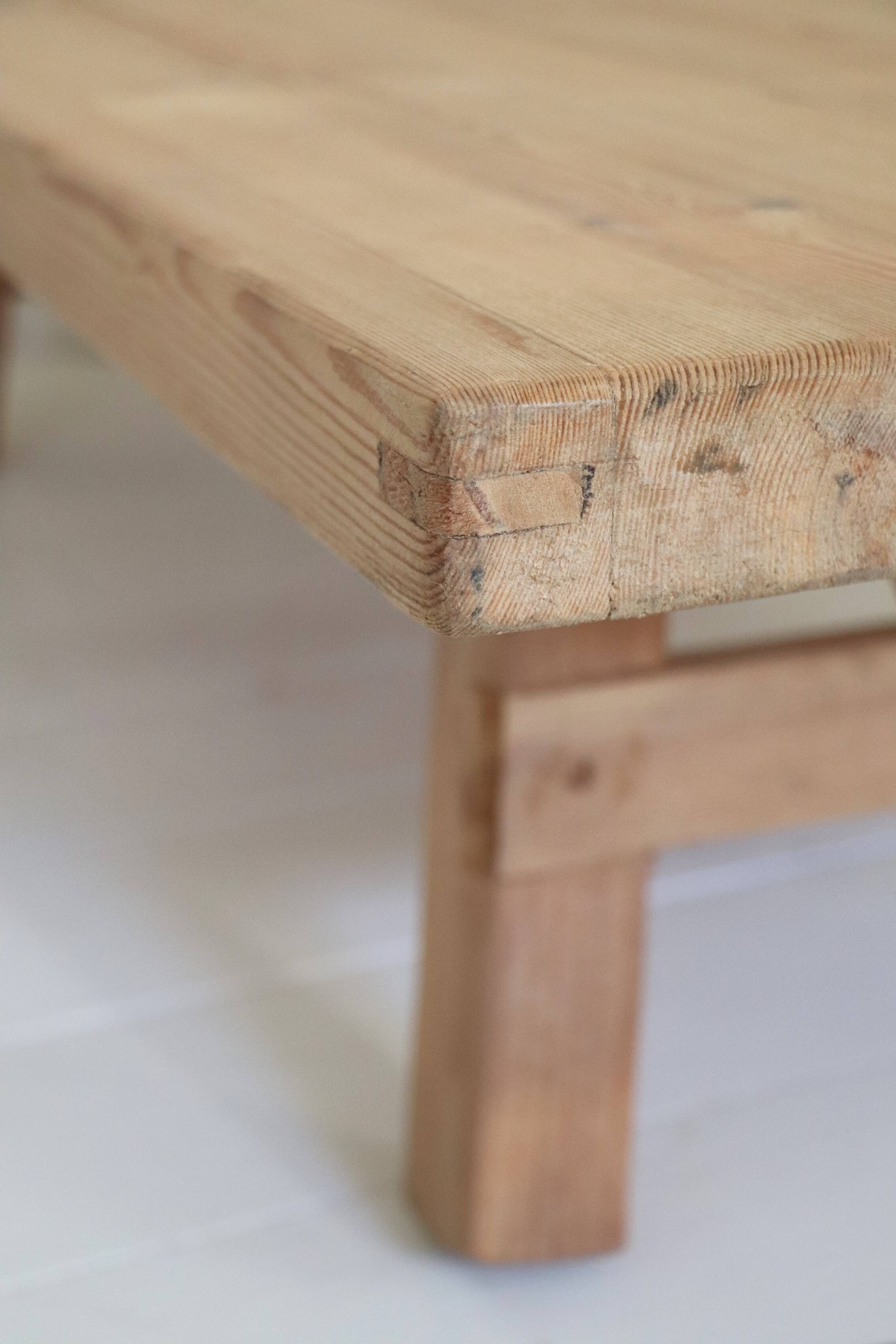 Wooden coffee table, Minorca, 20th century
