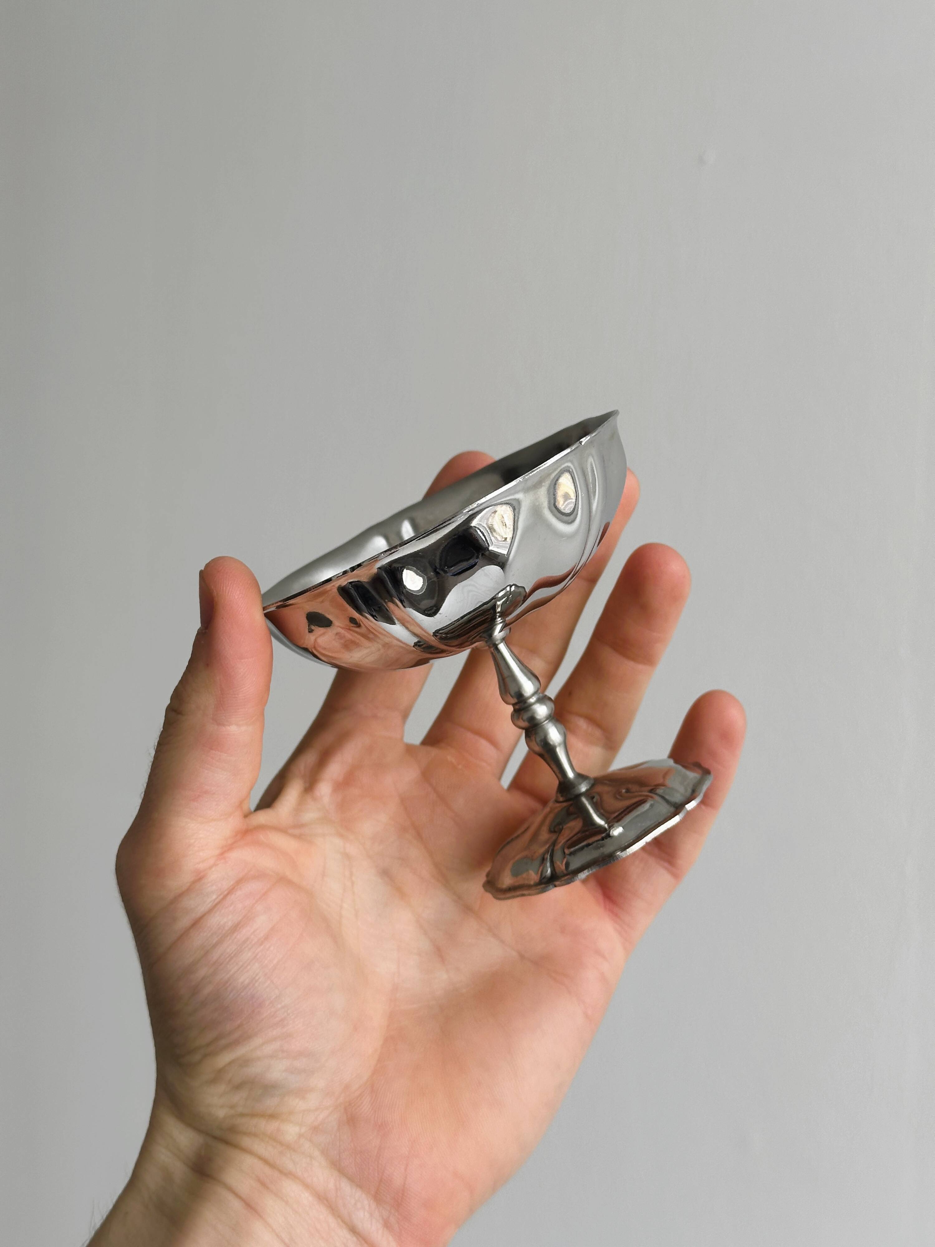 6 stainless steel cups