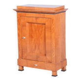 Small Antique Biedermeier Cabinet in Ash and Spruce, 1830s