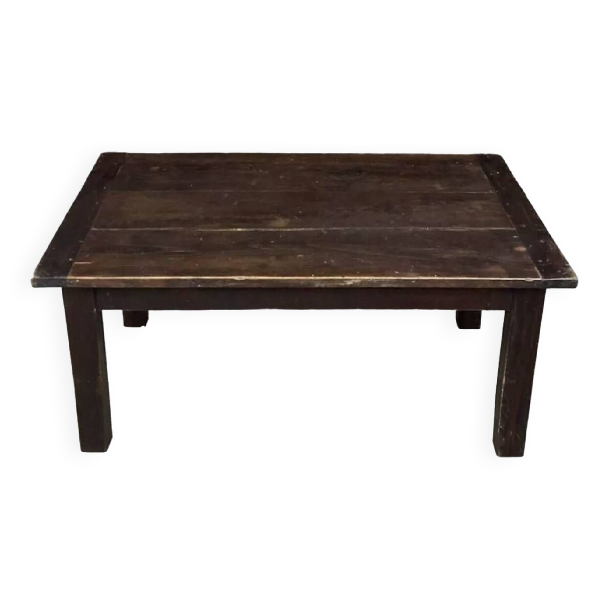 Table basse rectangulaire en bois massif