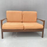 Canapé deux places de style scandinave, années 1980