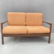 Canapé deux places de style scandinave, années 1980