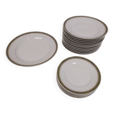 Fraureuth German porcelain plate service