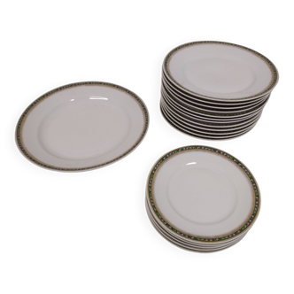 Fraureuth German porcelain plate service
