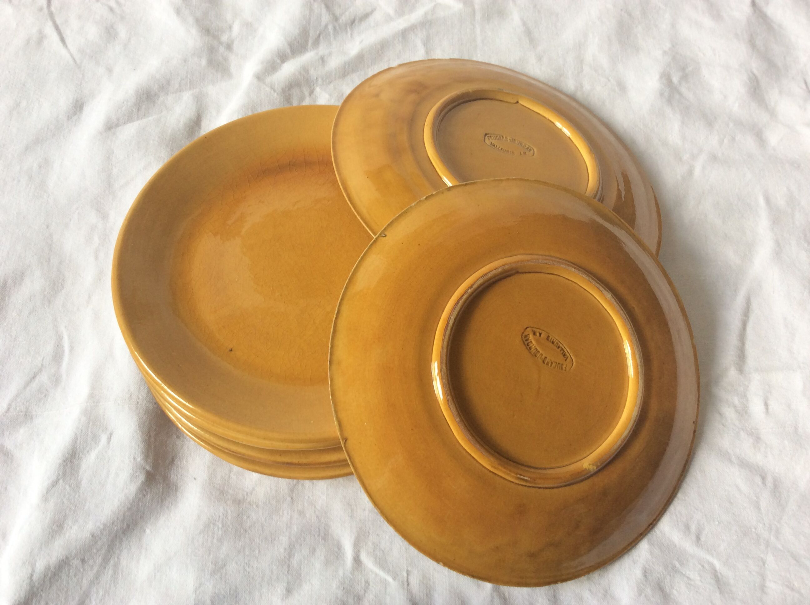 6 vintage Vallauris plates