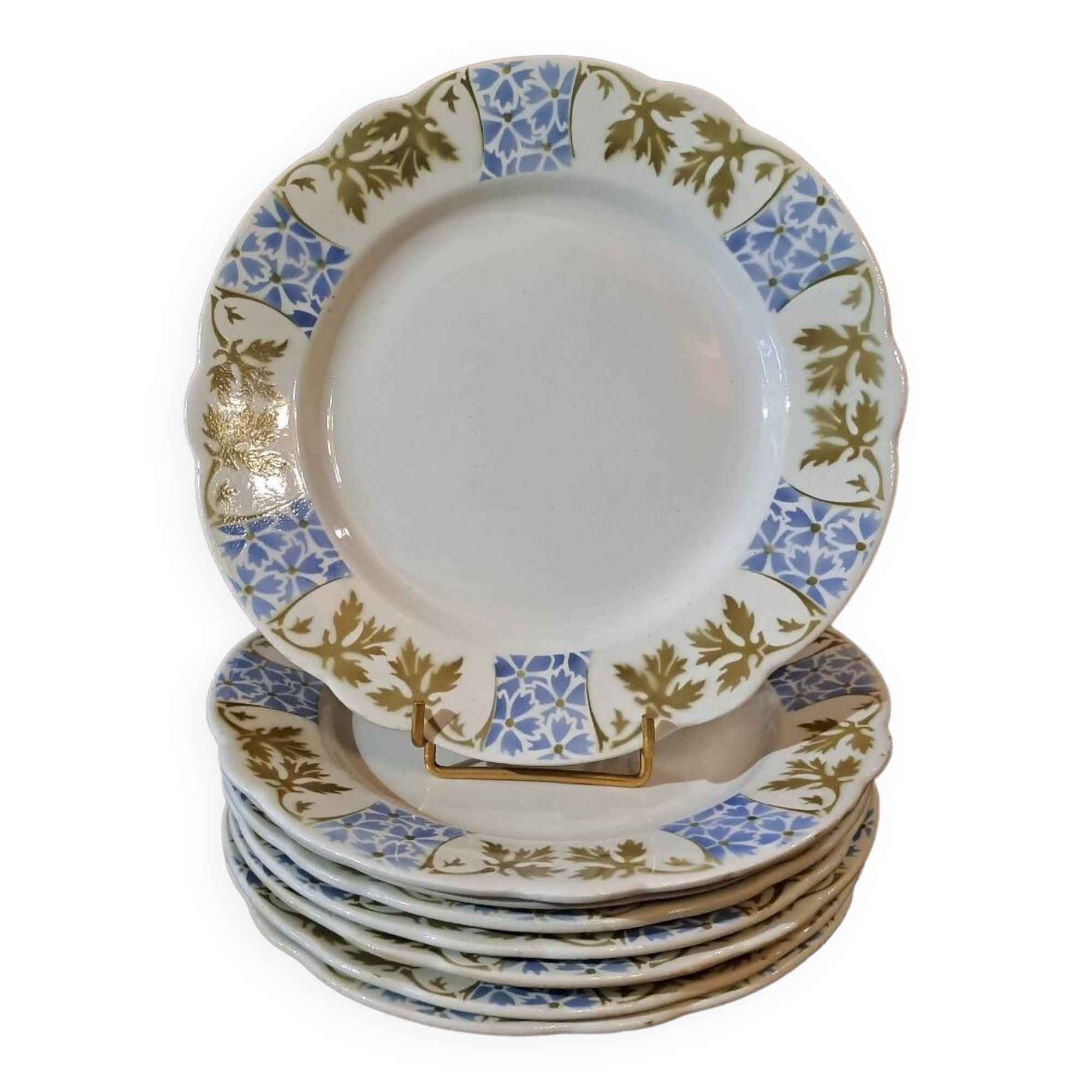 8 flat plates KG Lunéville